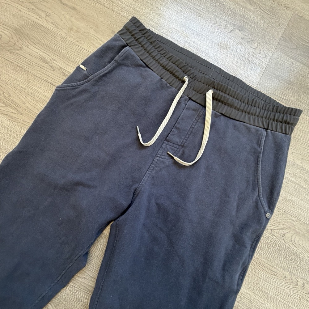 Vuori Balboa Jogger Pants Mens M Blue French Terry Sweatpants